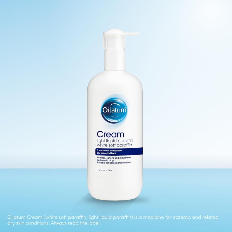 Oilatum Emollient Cream for Eczema and Dry Skin Conditions - 500ml - Image 2